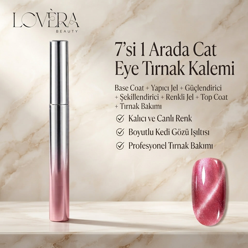 7'si 1 Arada Cat Eye Oje Kalemi