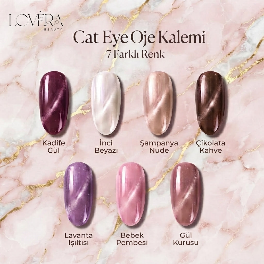 7'si 1 Arada Cat Eye Oje Kalemi
